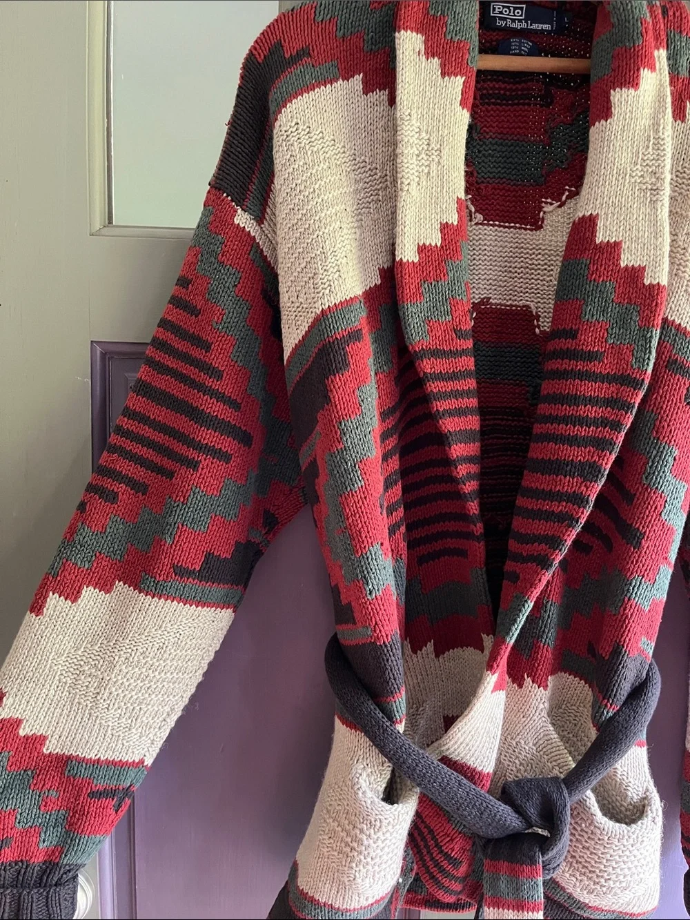 Ralph Lauren Vintage 90’s Navajo Print Cardigan